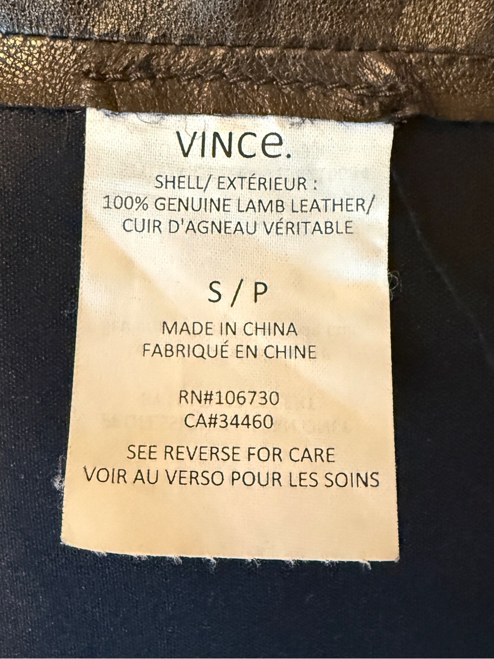 Vince black short sleeve top shirt. Women’s small - Picture 7 of 9